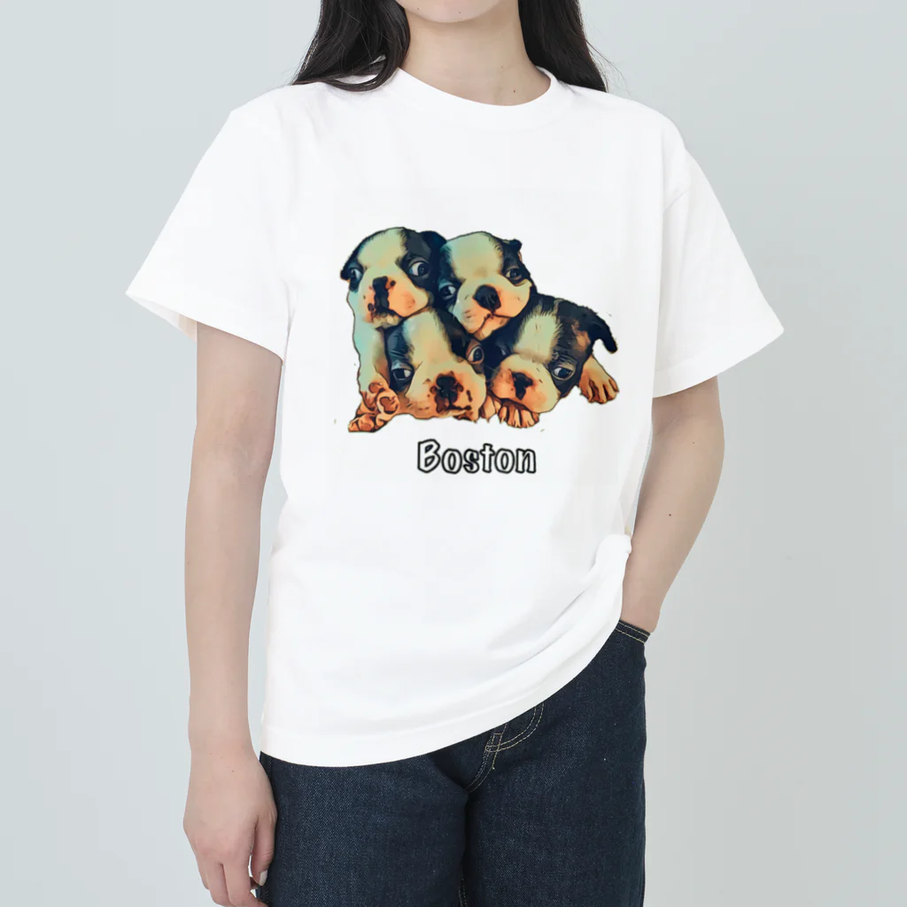 BUHI-styleのLuana兄弟3 ヘビーウェイトTシャツ