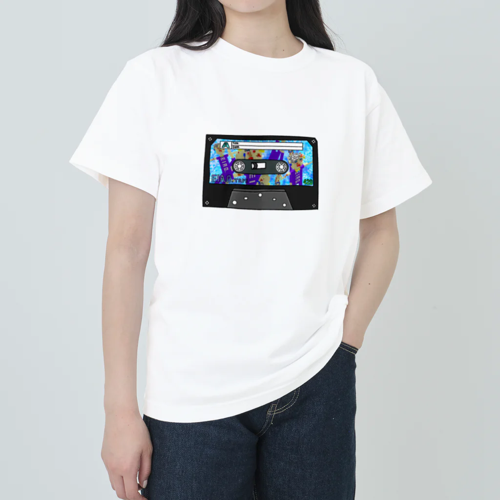 EIAO WORKSのEIAO.cassette tape Design ヘビーウェイトTシャツ