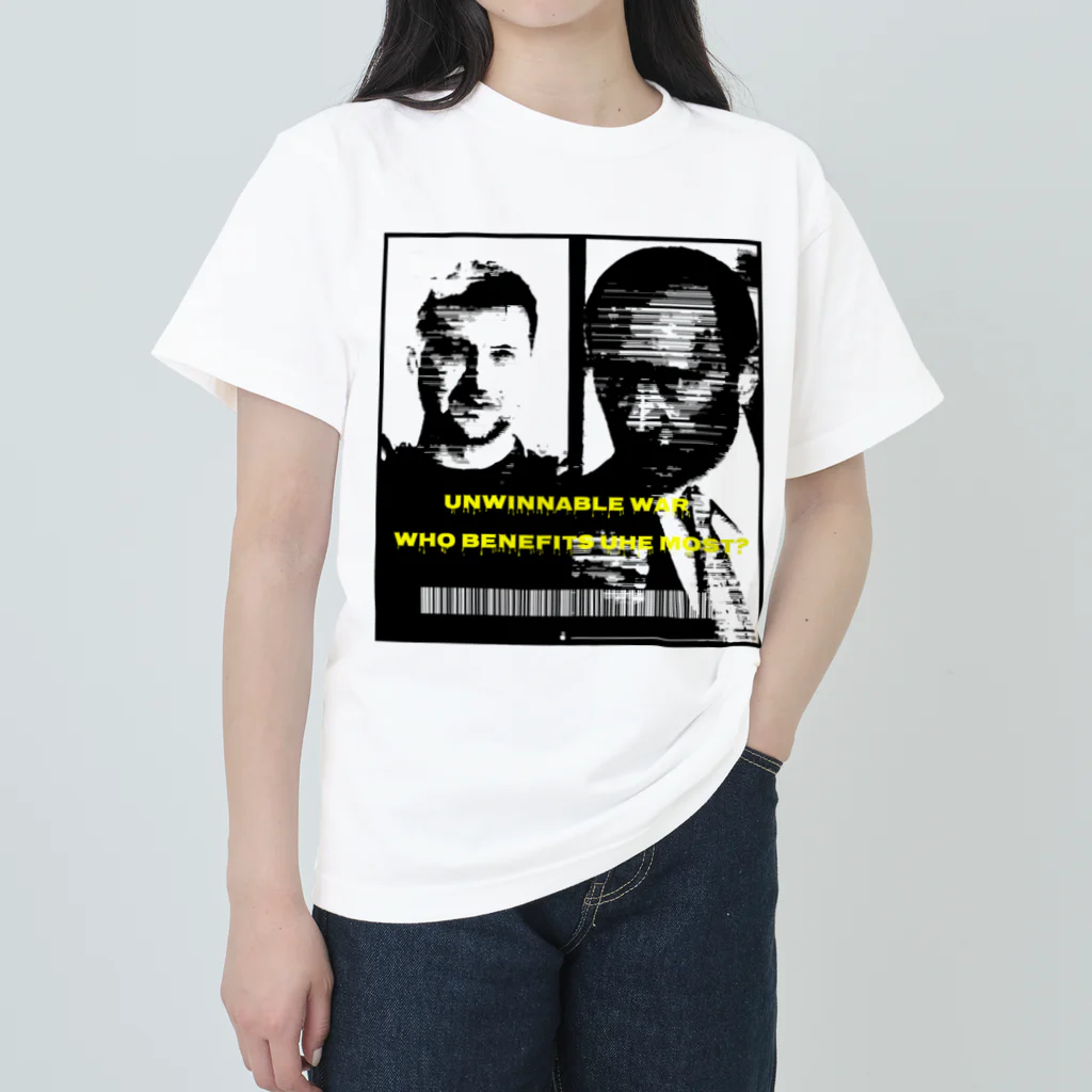 はだかのとくいてんのglobalism　VS　nationalism ヘビーウェイトTシャツ