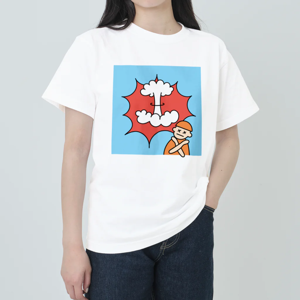 ぺえぺえDESIGNのNOWARMUSH  Heavyweight T-Shirt