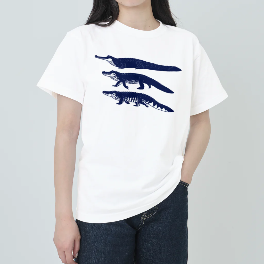 segasworksのワニワニワニさん（青） Heavyweight T-Shirt