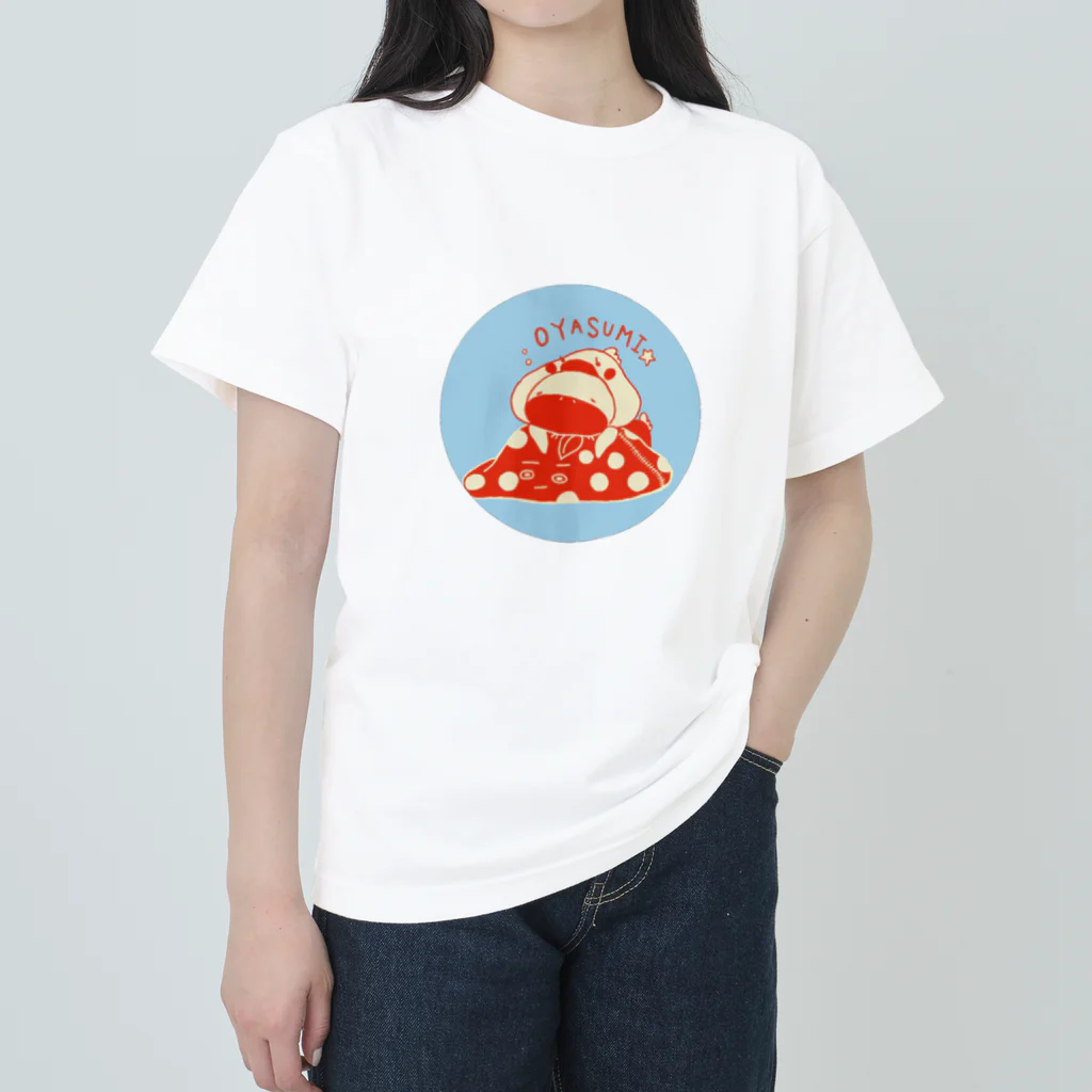 雑貨屋のオソラさんのレトロなすがもん Heavyweight T-Shirt