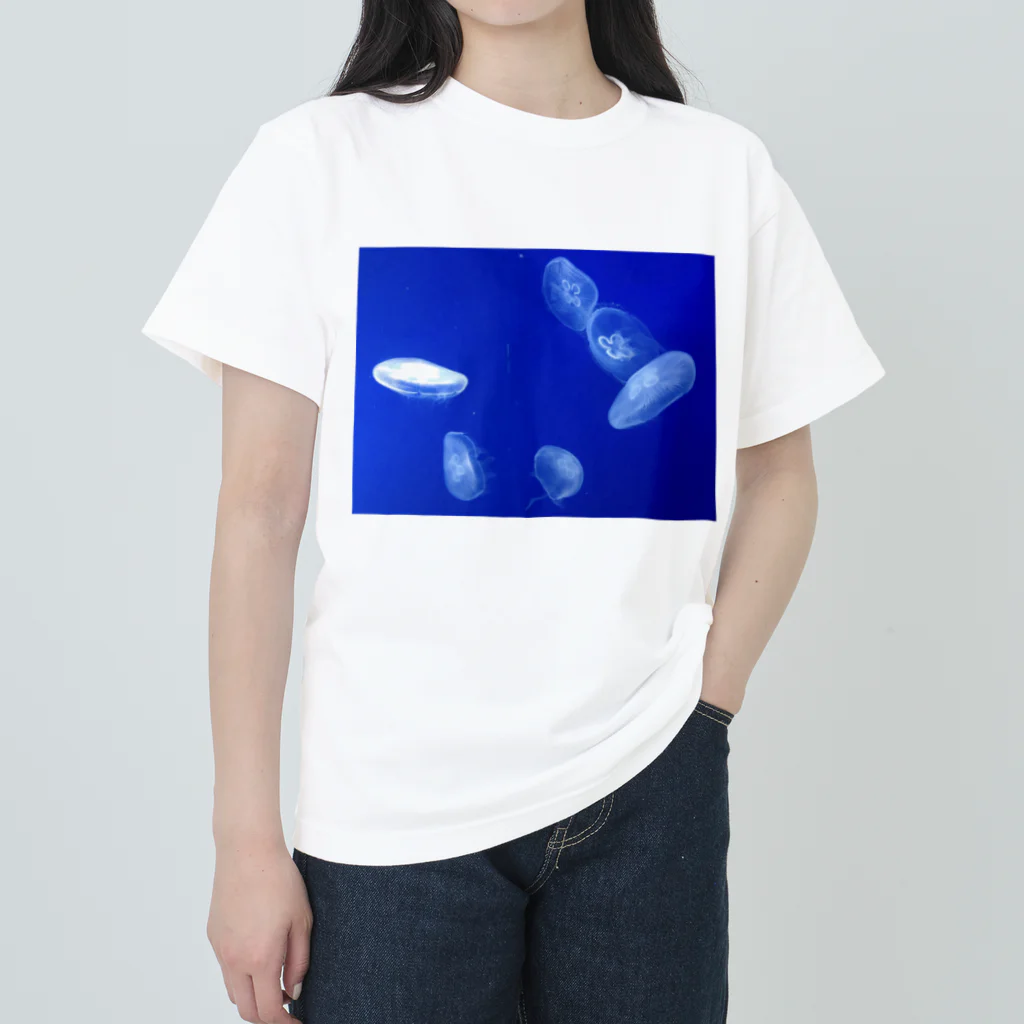 mi-mi（写真家、クラゲ、ノスタルジック）のゆらめきクラゲ Heavyweight T-Shirt