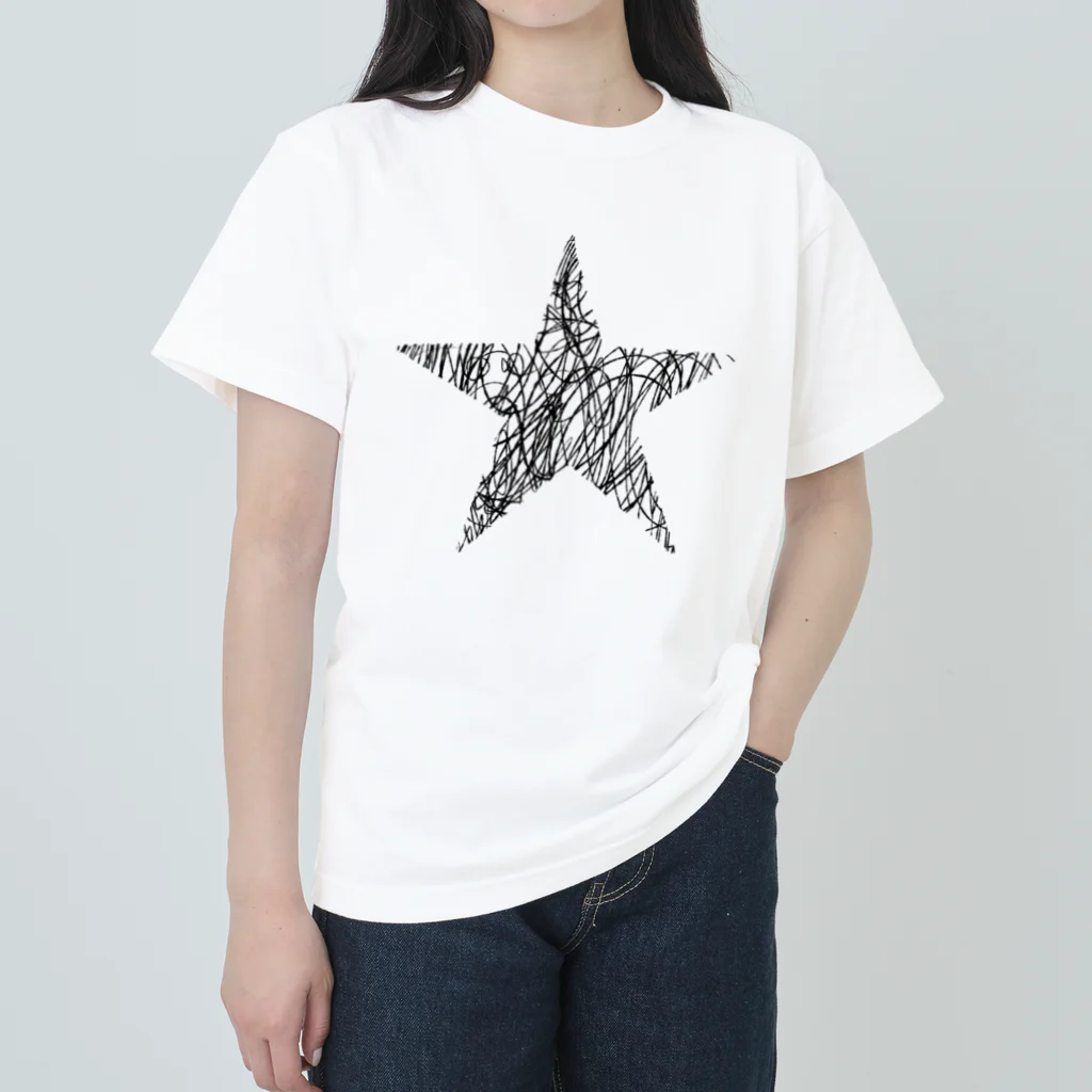 co_asahiの星2 ヘビーウェイトTシャツ