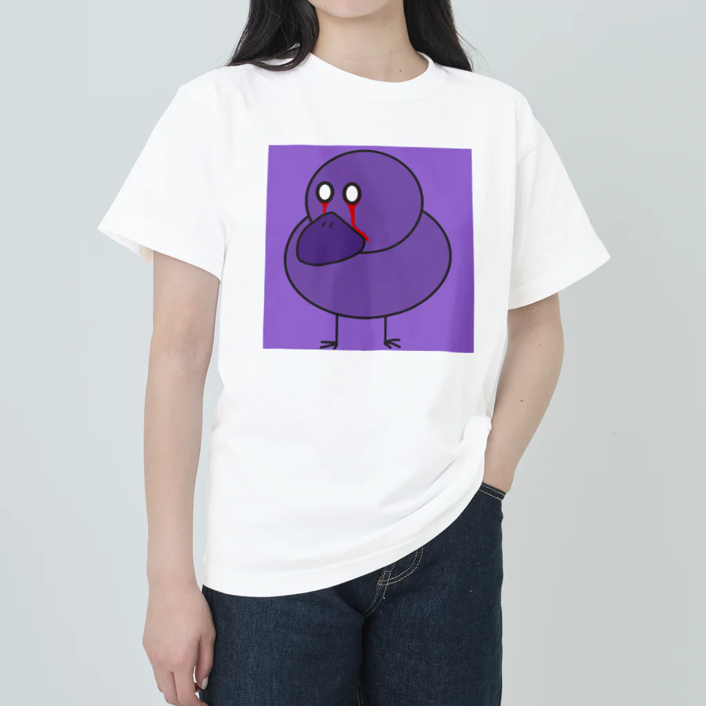 the duckのduck_dark ヘビーウェイトTシャツ