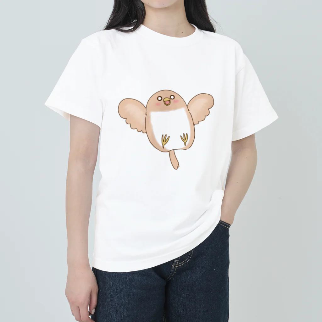 ぺっぺのねどこのぱたぱたペっぺ Heavyweight T-Shirt