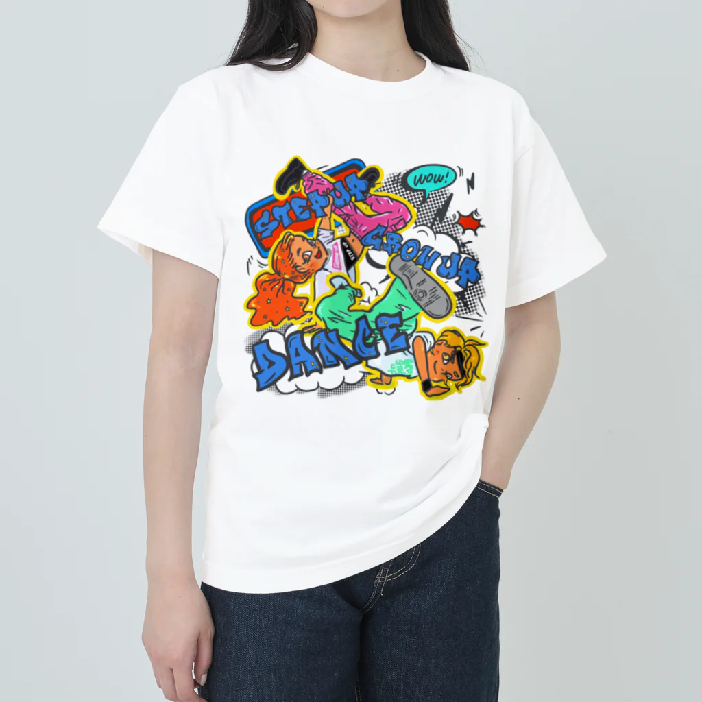 NEF girls.official のStep Up Dance x Grow Up Dance ヘビーウェイトTシャツ