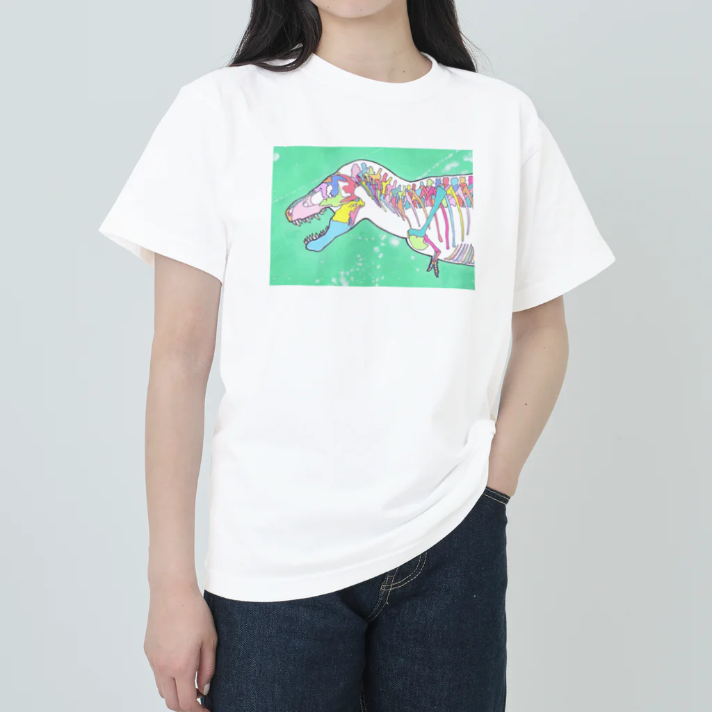 気まぐれインコのティラノサウルス・ボーン Heavyweight T-Shirt