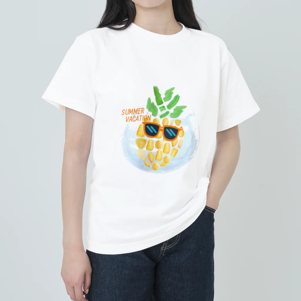 てんまま(iPadの先生)のWater pineapple Tシャツ Heavyweight T-Shirt