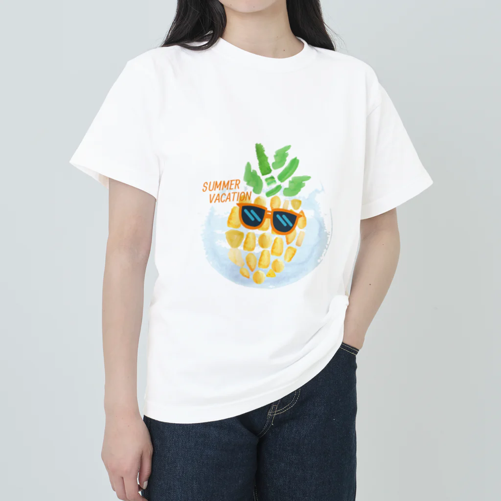 てんまま(iPadの先生)のWater pineapple Tシャツ ヘビーウェイトTシャツ