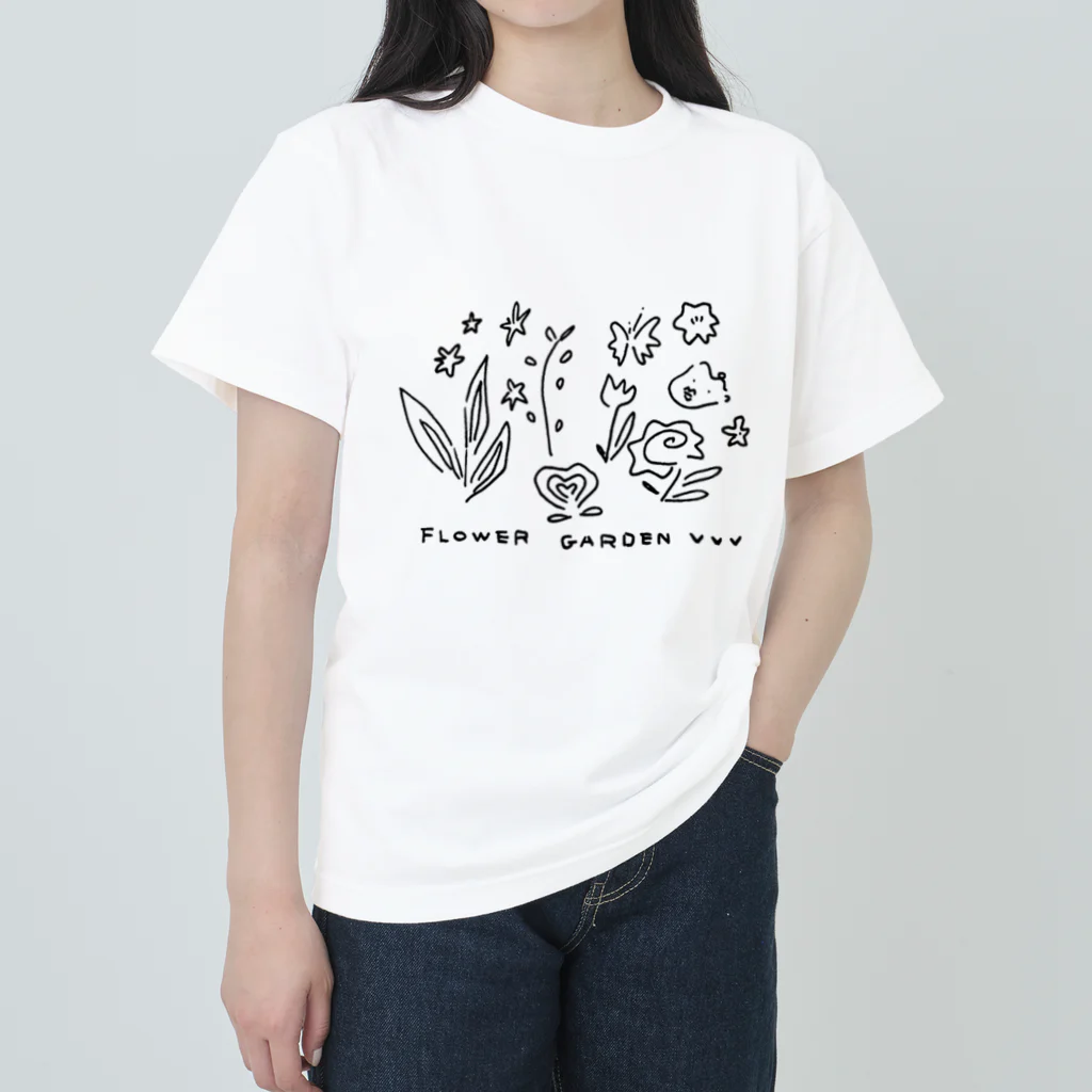 アトリエやまのうえのぼくくんのお花畑 Heavyweight T-Shirt