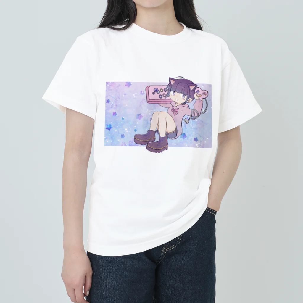 ナマモノ屋さんのふぁんしーガール ヘビーウェイトTシャツ