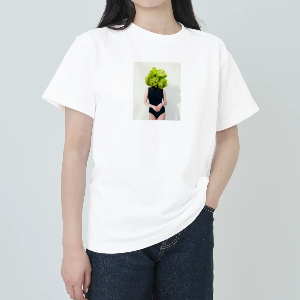 trickNFTartの土桔梗(Eustoma) ヘビーウェイトTシャツ