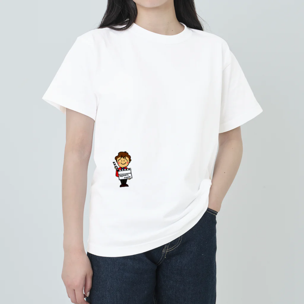 hajime's shop のhajime's roomロゴ（ディレクター ver.） ヘビーウェイトTシャツ