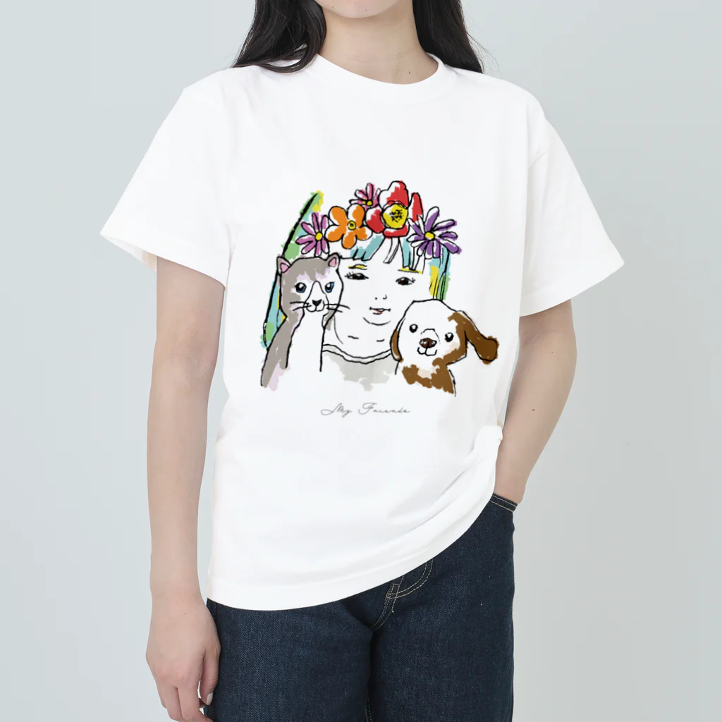 SHAKUTORIMUSHIのわたしのおともだち Heavyweight T-Shirt