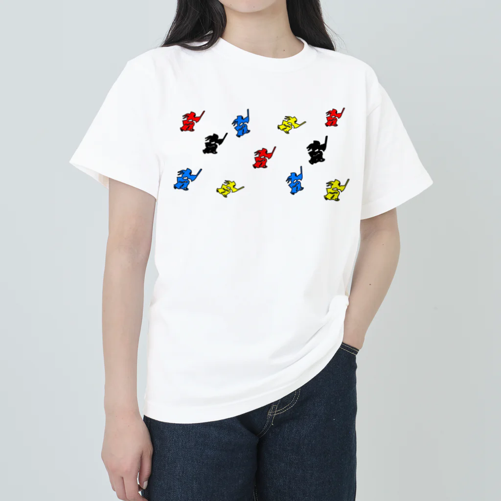 greetenの剣道めいいっぱい 剣道　カラフル ヘビーウェイトTシャツ