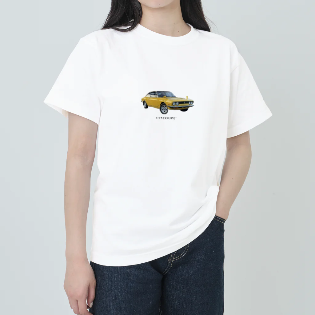 ロクサンの117coupé 旧車　いすゞ ヘビーウェイトTシャツ