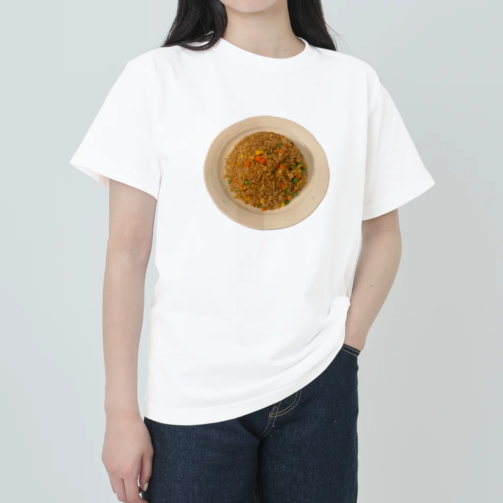 Bejopの飯テロ_チャーハン ヘビーウェイトTシャツ