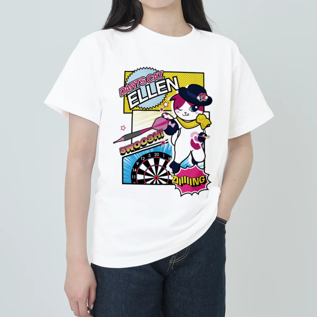 【公式】WMプロダクションのEllen アメコミ Heavyweight T-Shirt