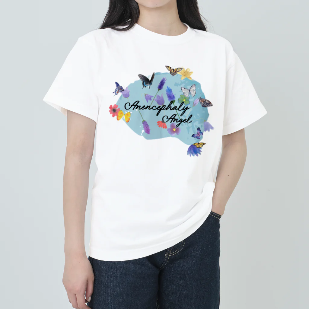 Anencephaly AngelのAnence Butterfly ヘビーウェイトTシャツ