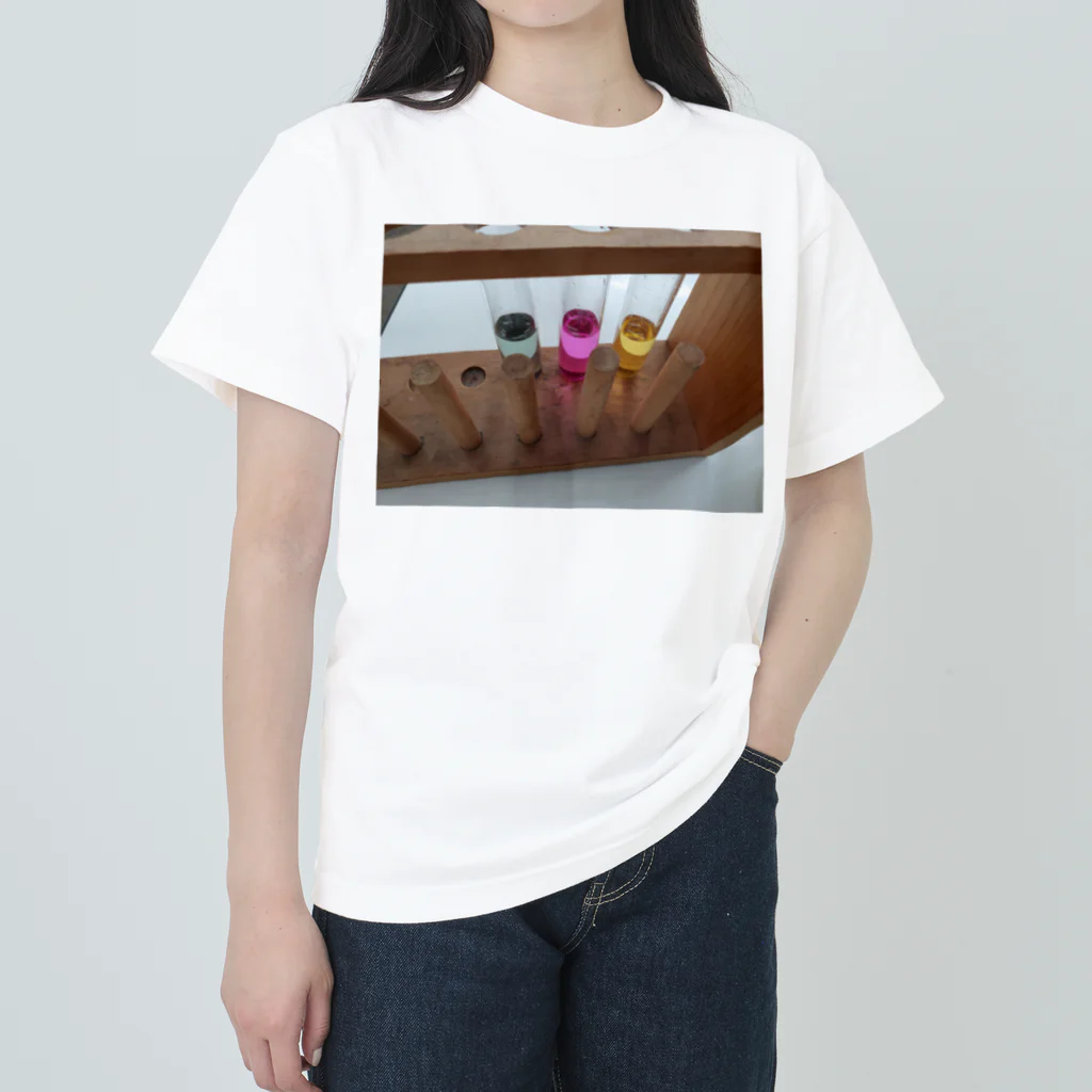 Panda LABO.のお？信号カラー？並びが違うけどね(๑´ㅂ`๑) Heavyweight T-Shirt