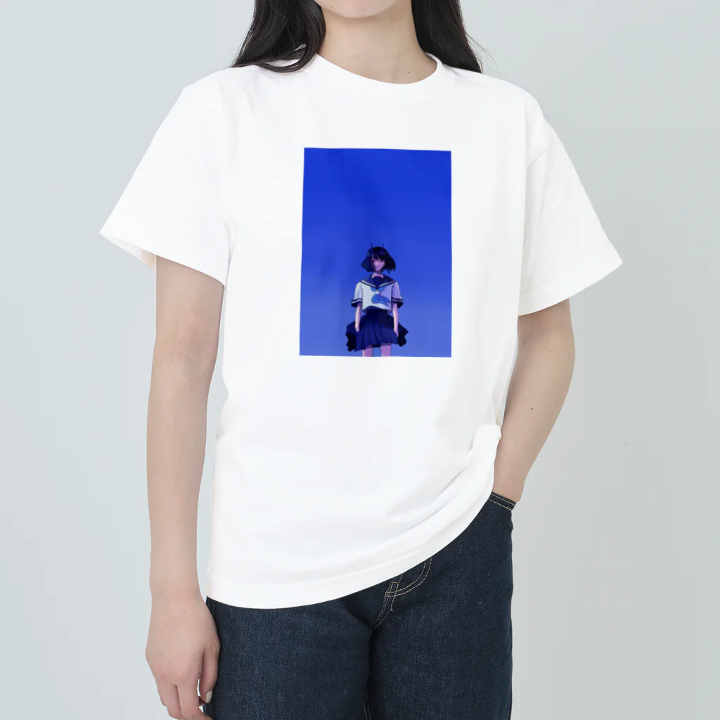 青江鍛錬道場のBlue Blue 01 ヘビーウェイトTシャツ