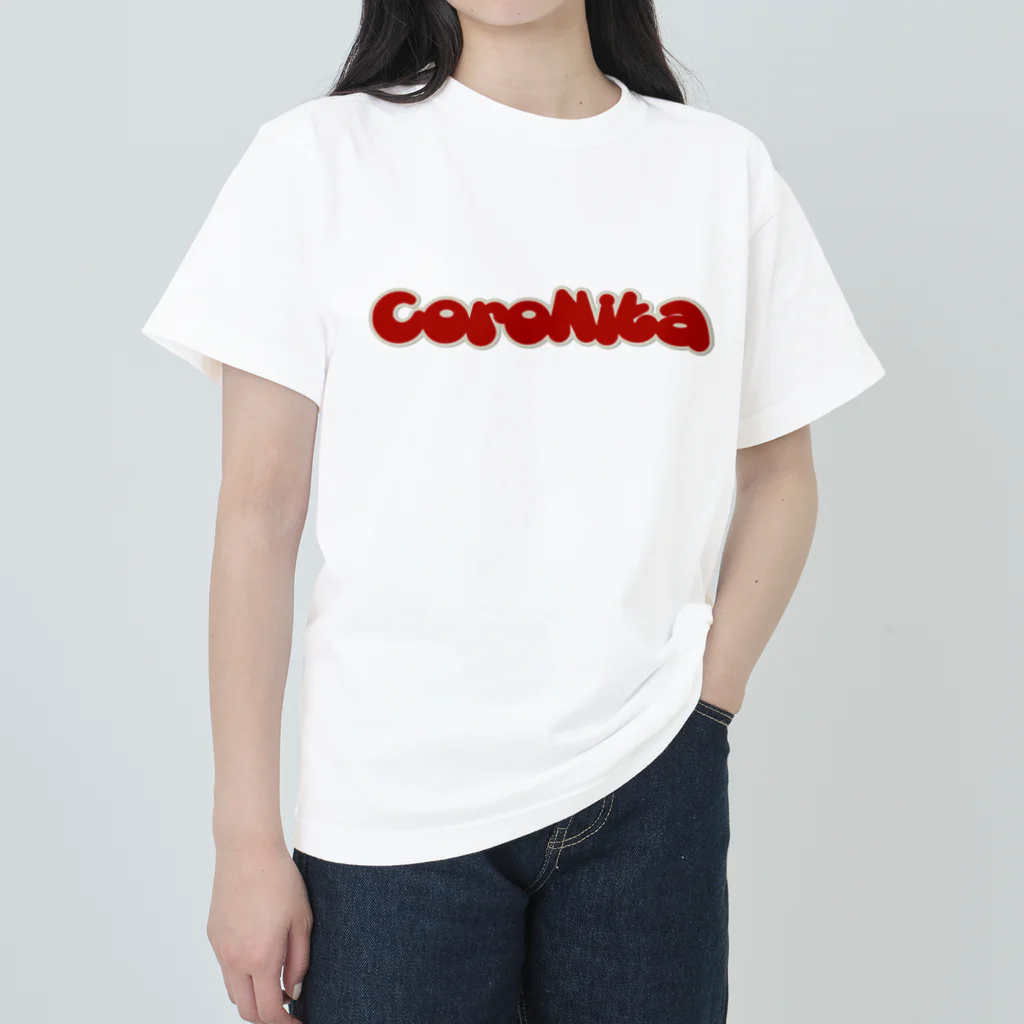 ドロイド@コンパス垢の"CoroNita" ヘビーウェイトTシャツ