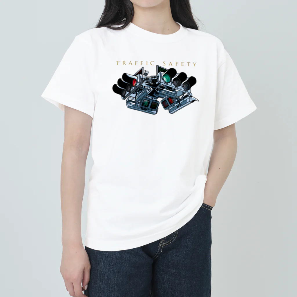 コーヒーロールの交通安全お守り！（テキスト入り） Heavyweight T-Shirt