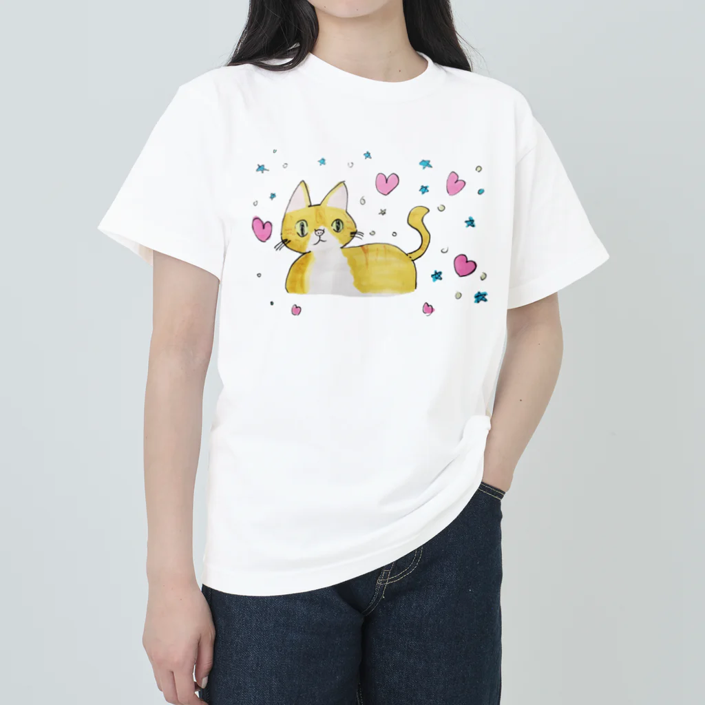 Japanese Catsの#06 Lovely Cats ヘビーウェイトTシャツ