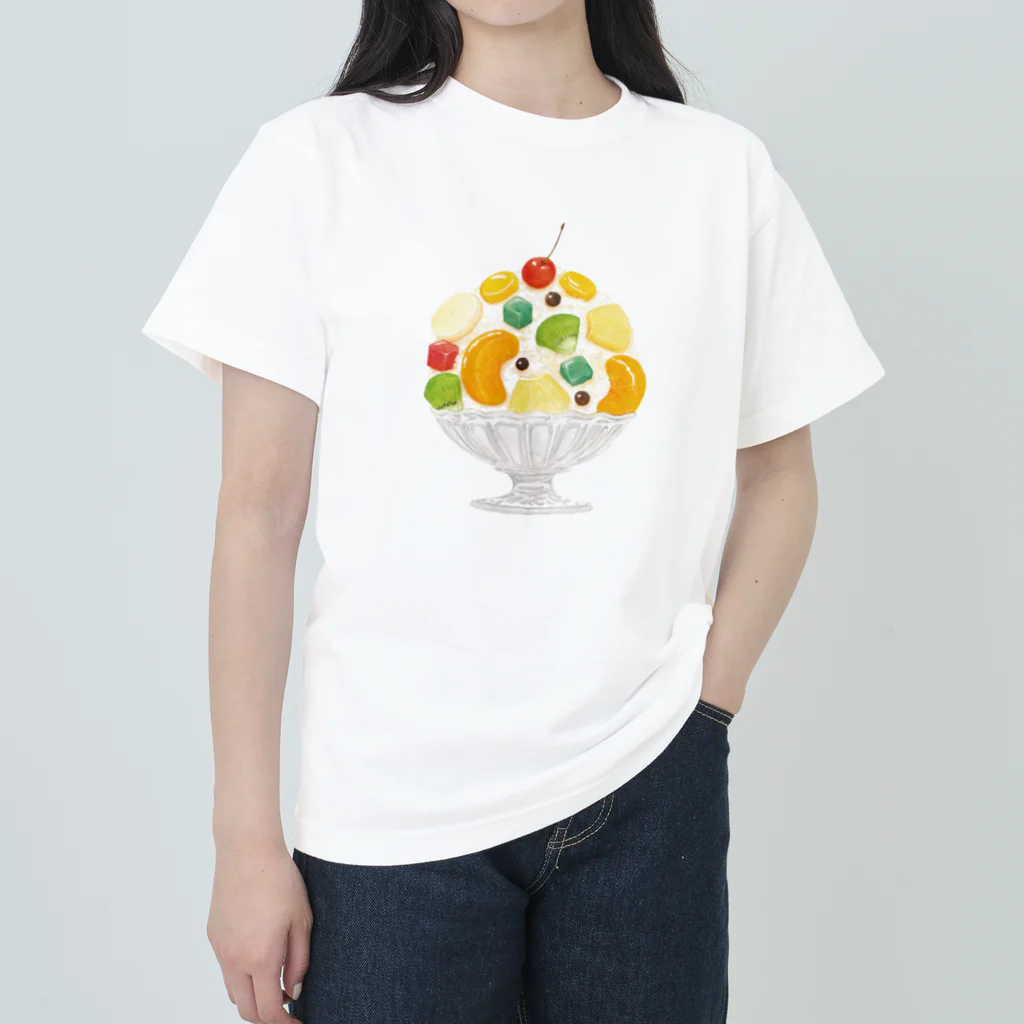 Miho MATSUNO online storeのYummy fruit shaved ice Heavyweight T-Shirt