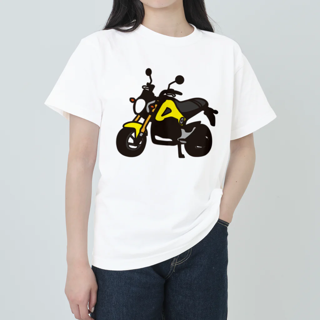 HSMT design@NO SK8iNGのGROM YELLOW ヘビーウェイトTシャツ