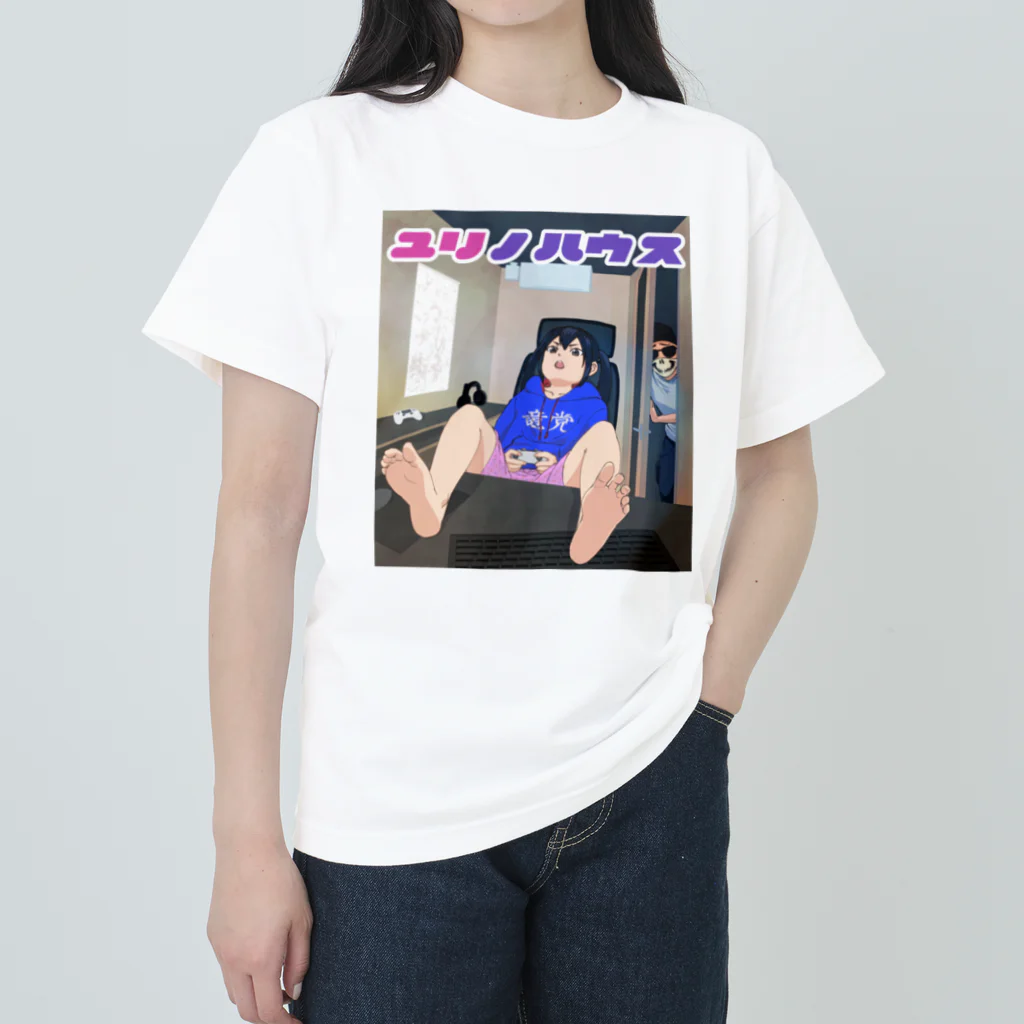 ムネオ@twitch　ファングッズのユリノハウス ヘビーウェイトTシャツ