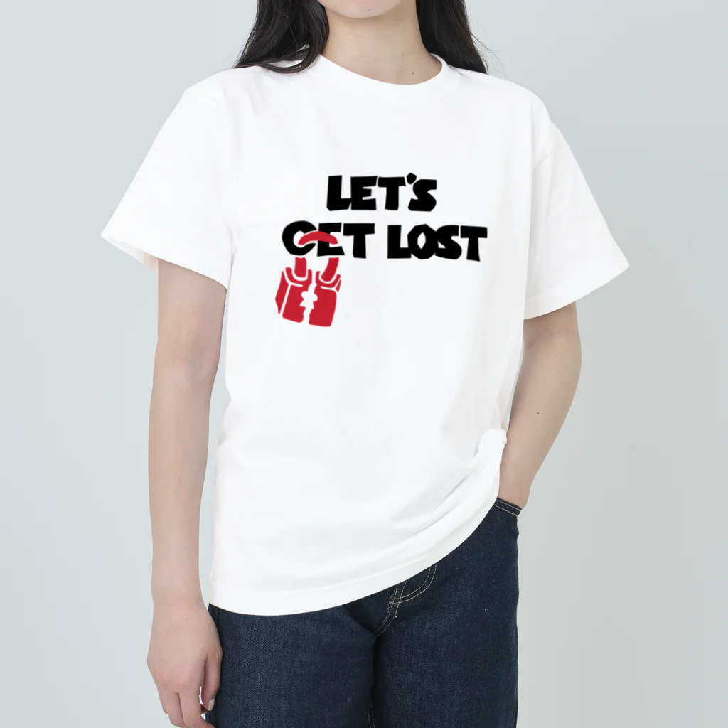 R.MuttのLet's Get Lost ヘビーウェイトTシャツ