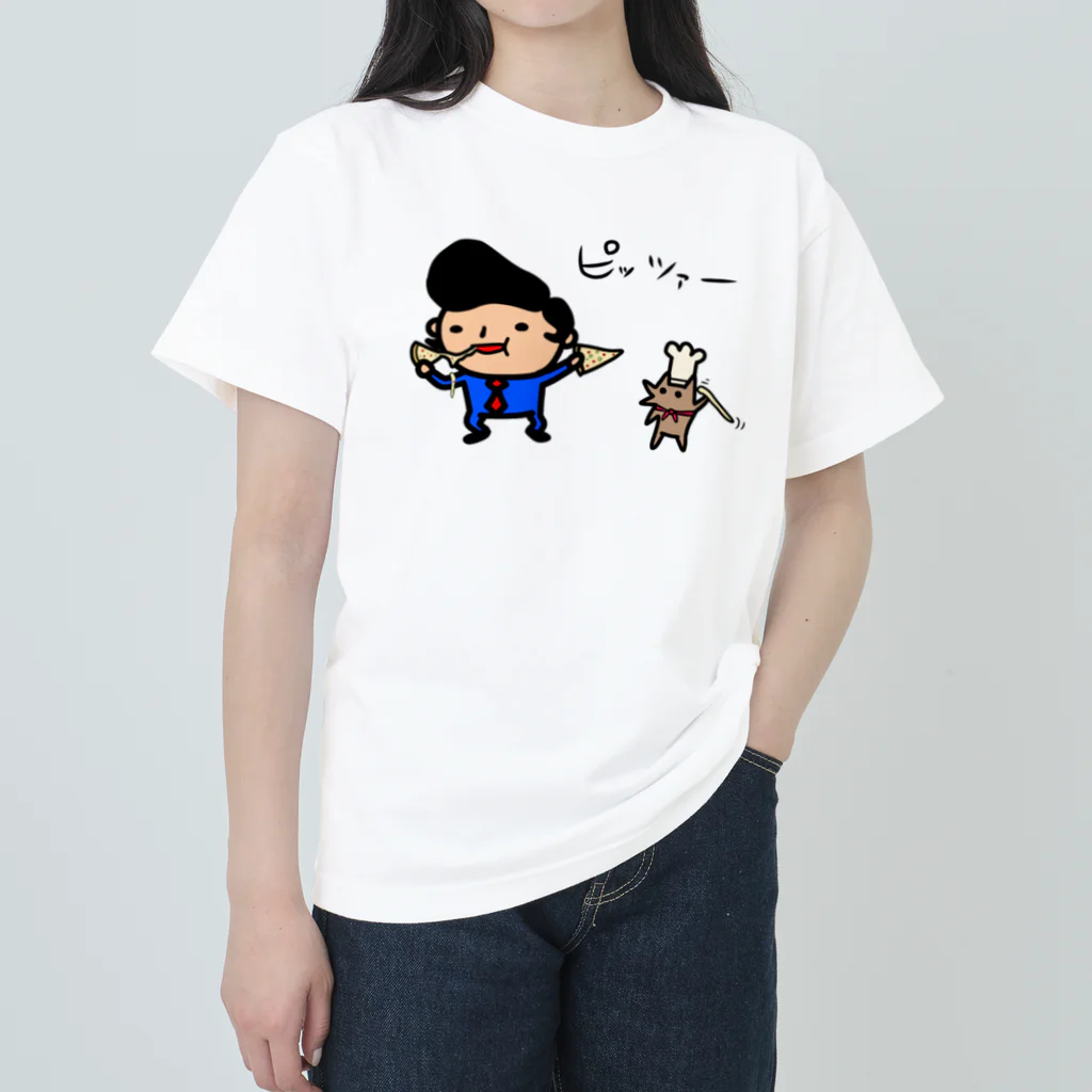 momino studio SHOPのパザピザプザペザポザ。。 Heavyweight T-Shirt