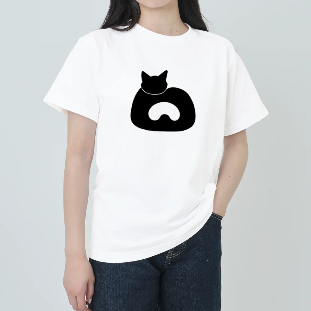 SLEEPING CAT by AI DESIGNER（midjourney）のSLEEPING CAT by AI DESIGNER ヘビーウェイトTシャツ