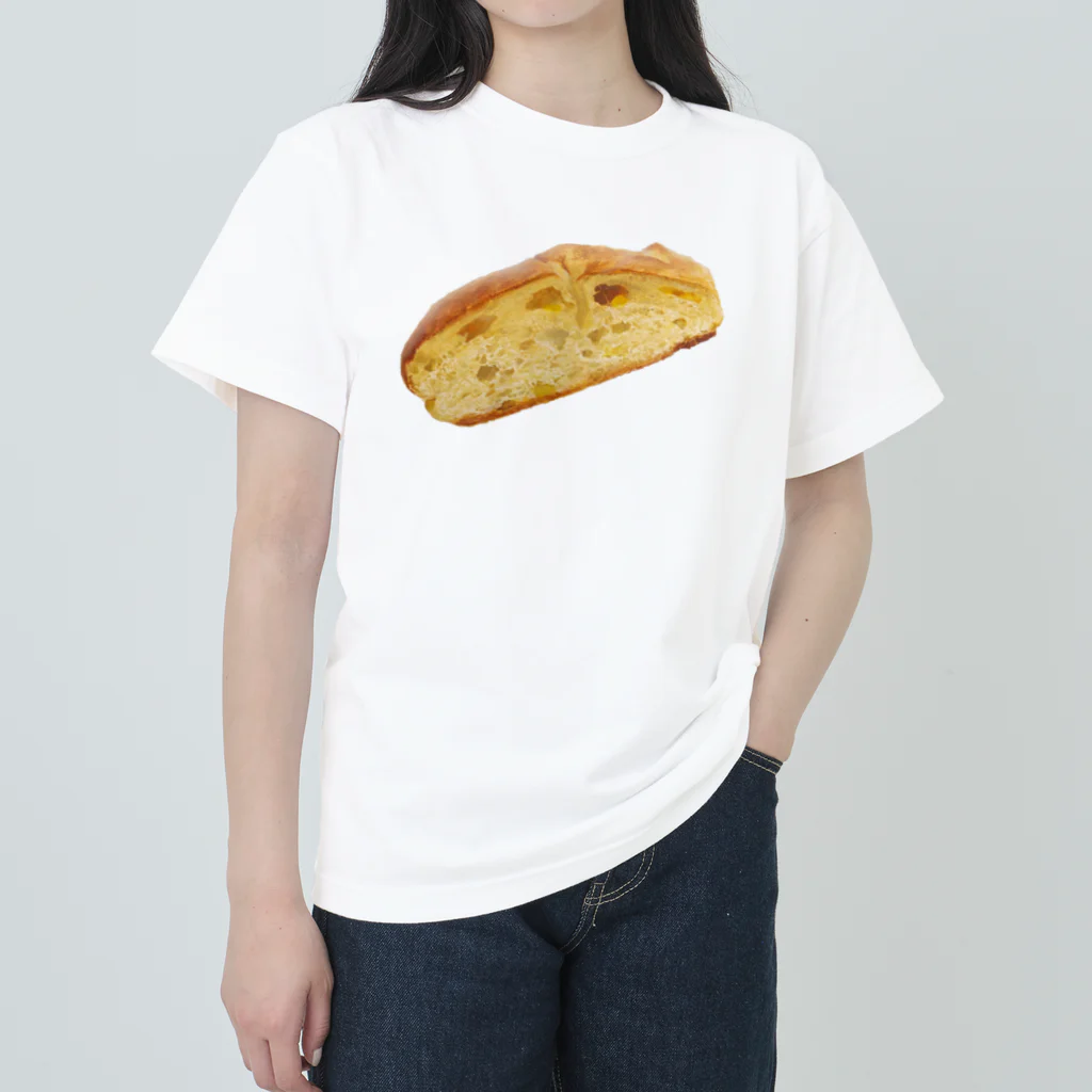 TAMAMI_Yのフォッカチャのイラスト ヘビーウェイトTシャツ