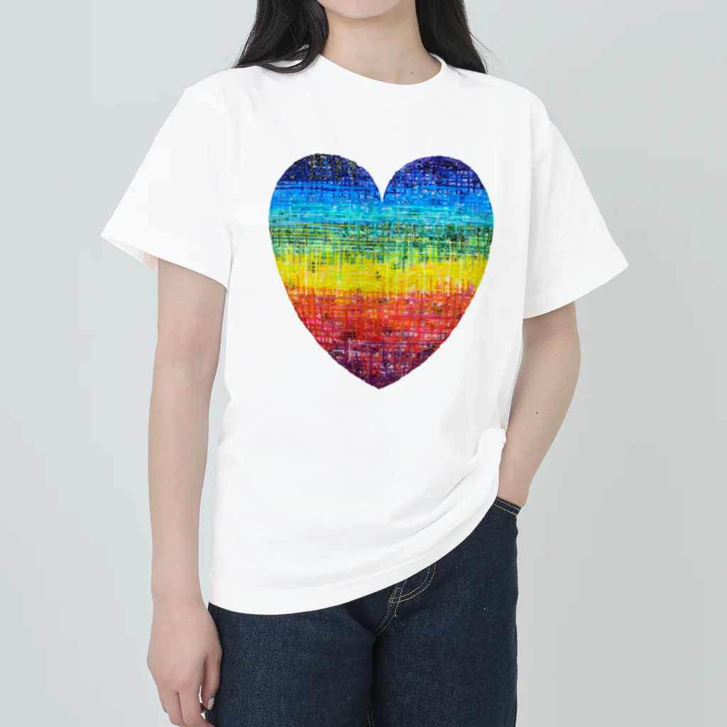 nissyheartのマルカツハート Heavyweight T-Shirt