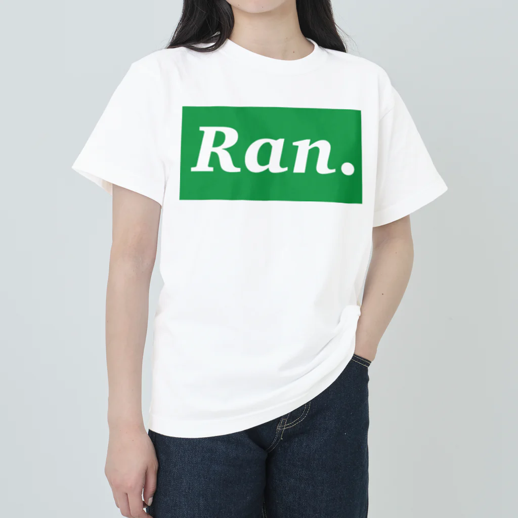 Ran.のpersistent love【green】 ヘビーウェイトTシャツ