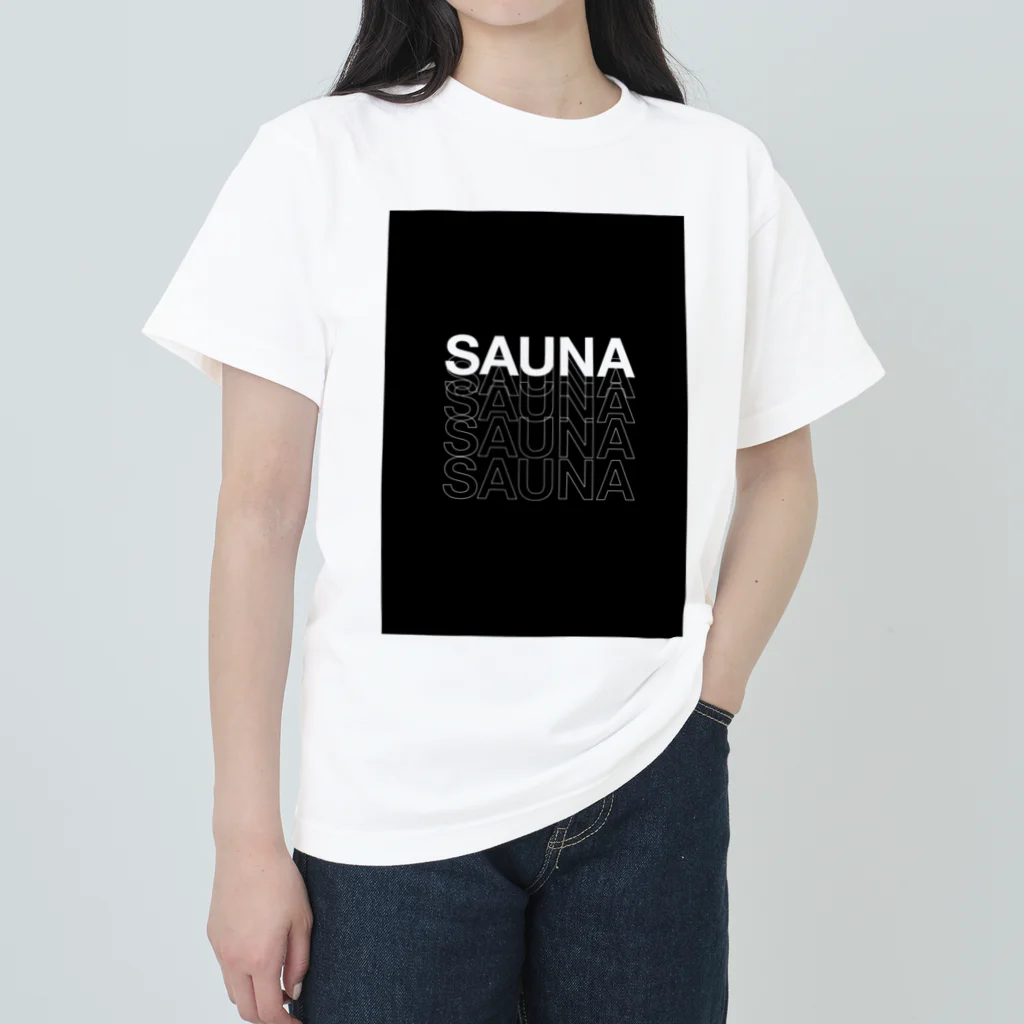 ととのいたい2人のミッドナイトサウナ「No.37」の[T2MS]No.37-Rise- BW SAUNA サウナ ヘビーウェイトTシャツ