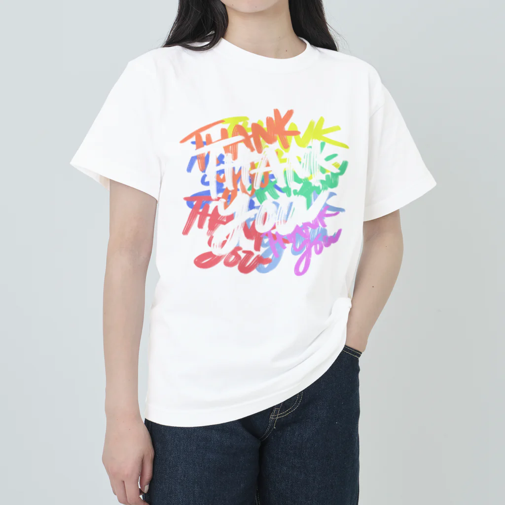 おはる屋さんのたくさんのありがとう ヘビーウェイトTシャツ