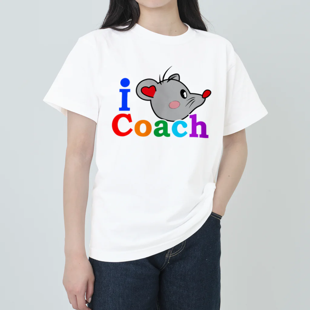 AVERY MOUSE - エイブリーマウスのI LOVE COACH - AVERY MOUSE (エイブリーマウス) ヘビーウェイトTシャツ