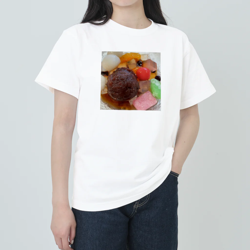 あゆのしおやきの白玉あんみつ Heavyweight T-Shirt