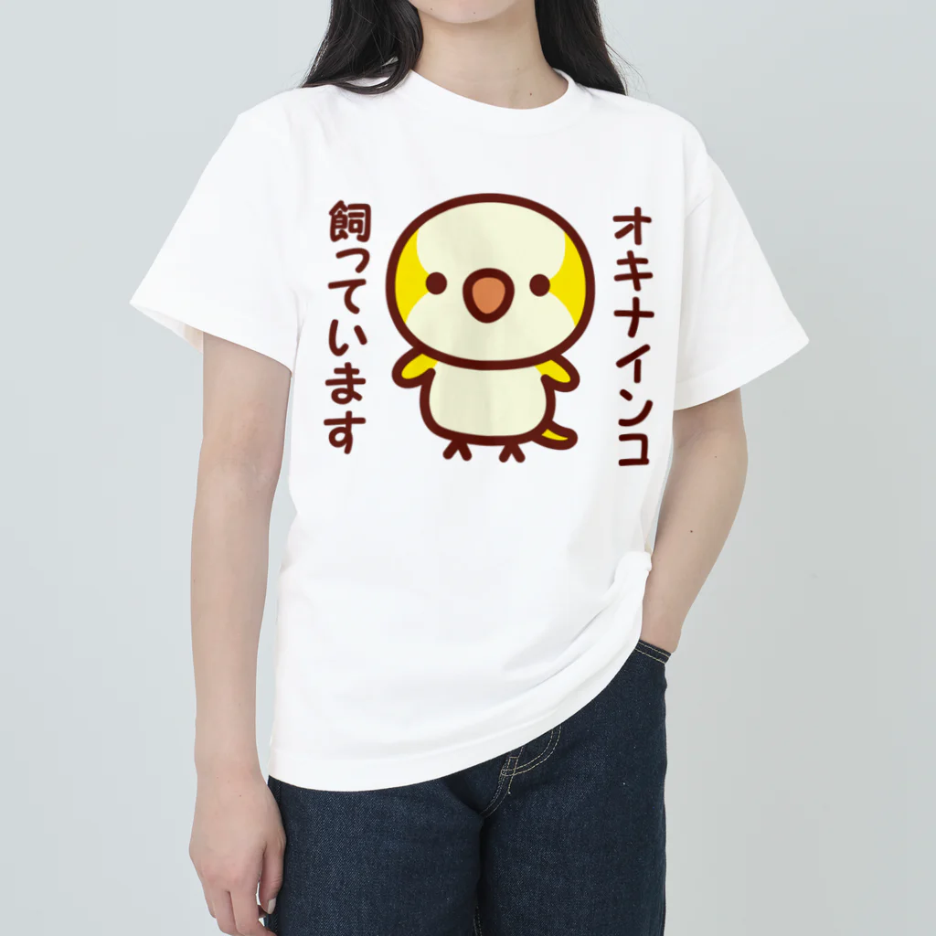 いんこ屋堂のオキナインコ飼っています（ルチノー） Heavyweight T-Shirt