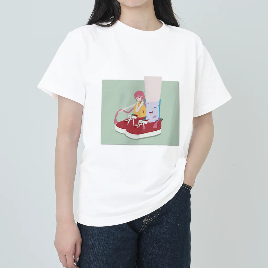 fu-ko_2311のスニーカーの妖精さん Heavyweight T-Shirt