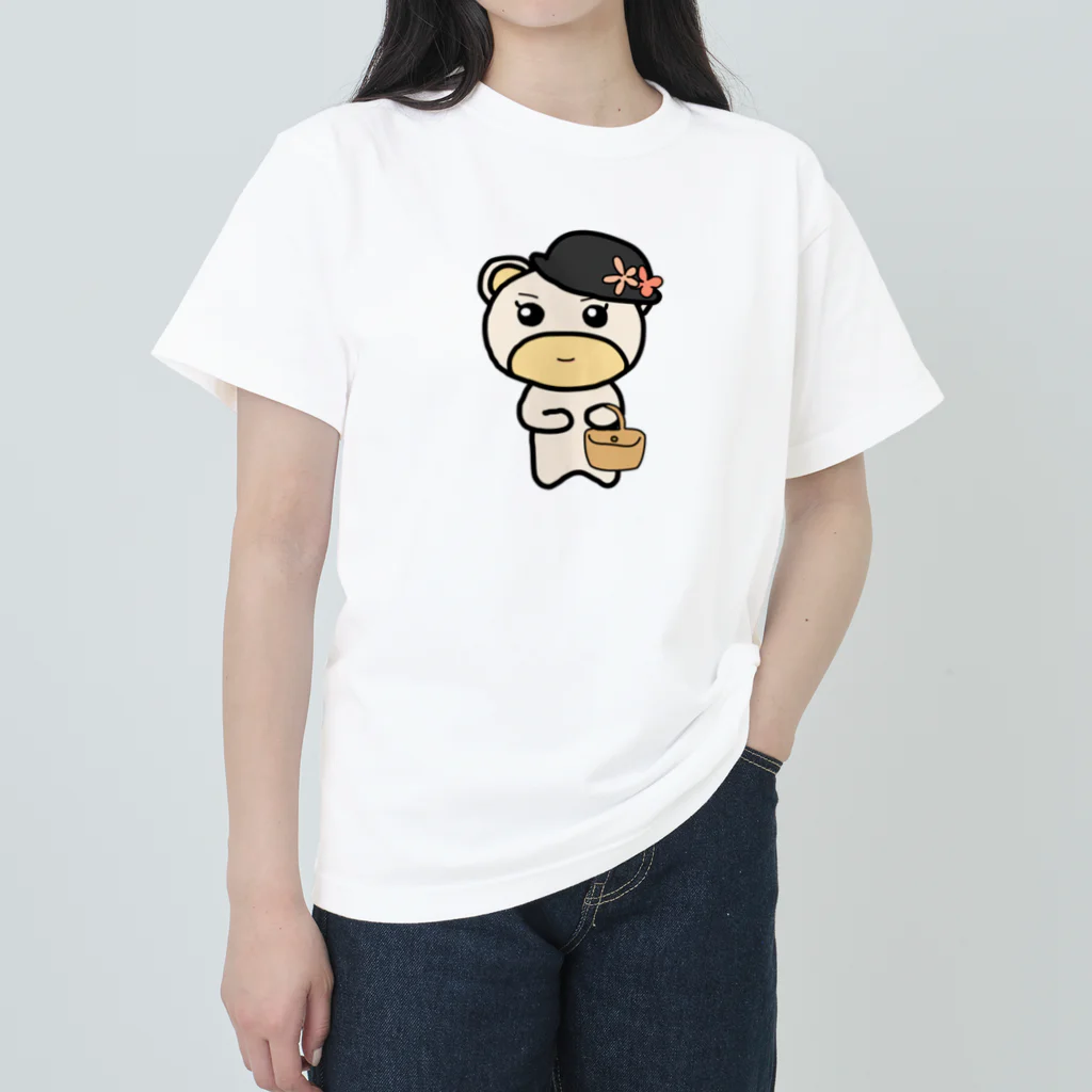 SHOP ベアたんのベア妹（お帽子） ヘビーウェイトTシャツ