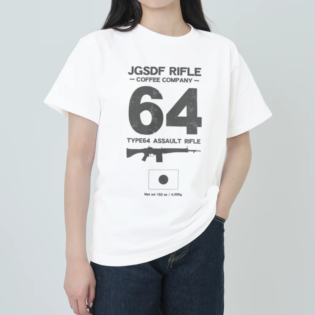 Y.T.S.D.F.Design　自衛隊関連デザインのJGSDF RIFLE COFFEE COMPANY 64式小銃 Heavyweight T-Shirt