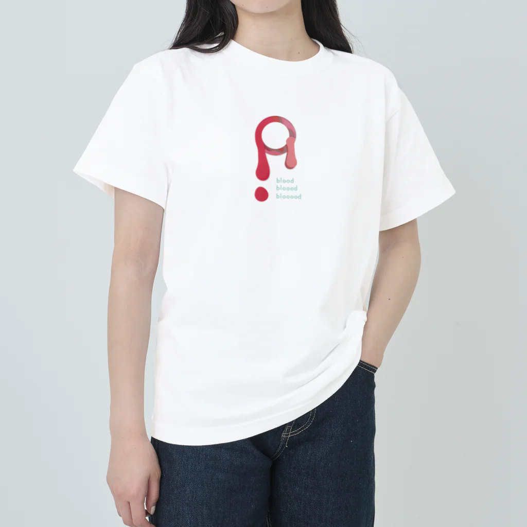 dacca designのblooooooooooood Heavyweight T-Shirt