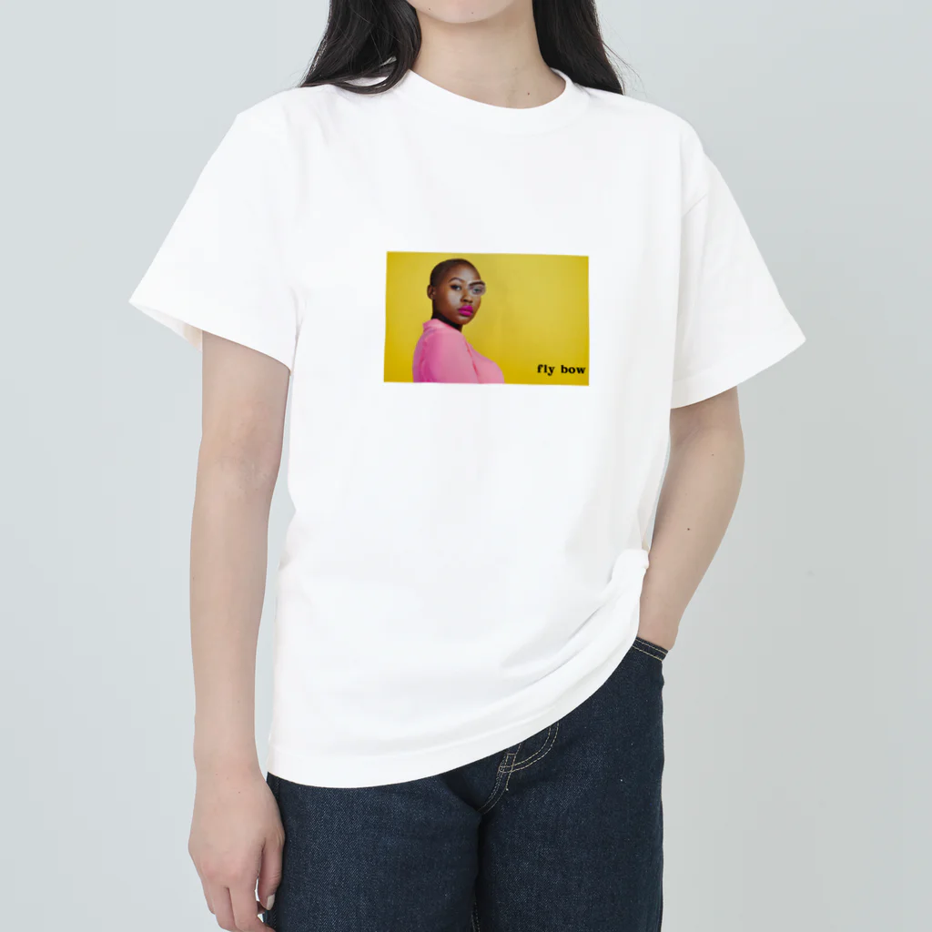 fly bowのfly bow(Color Girl) ヘビーウェイトTシャツ