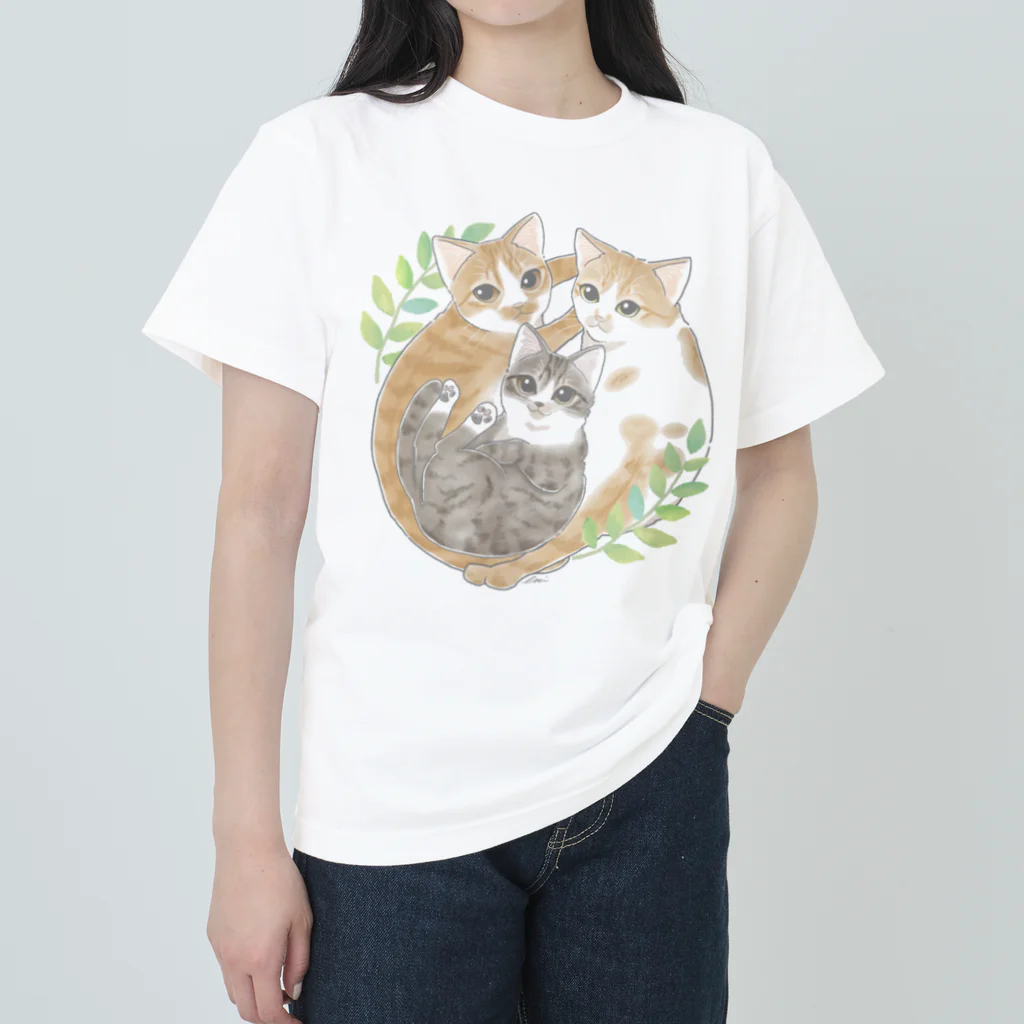 Letiのルイ、ラム、リオン ヘビーウェイトTシャツ