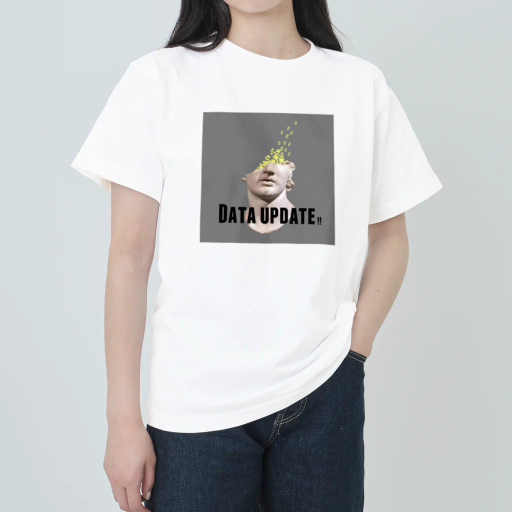 MANEKINEKOの『 Data update 』 ヘビーウェイトTシャツ